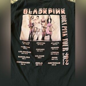 BlackPink Born Pink Tour 2022 Official Shirt M  KPOP